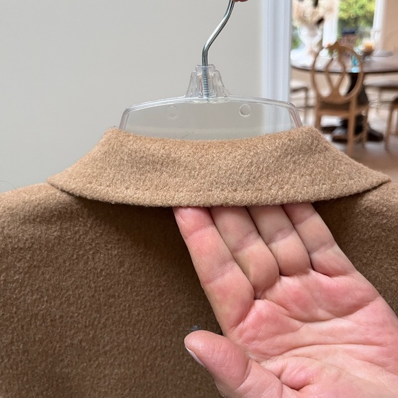 Camel Wool Blend Women's Coat - Picture 8 of 14